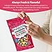 Fusion Select Rainbow Bean Candy - Assorted Freeze Dried Candy with Wildberry & Sour Flavors - Dehydrated, Crunchy, Colorful Treats & Snacks for Kids & Adults - Packed in a Resealable Pouch 120g Each