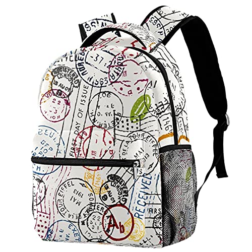 Sac à dos outdoor à bretelles confortables et grand volume style timbres