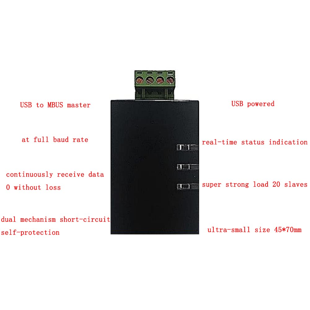 Convertisseur USB Vers MBUS Master - Module Communication Compteurs Intelligents - USB Vers M-BUS