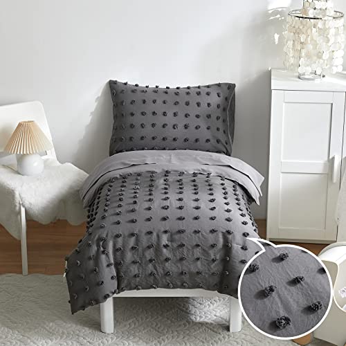 Flysheep Tufted Dots Toddler Bedding Set