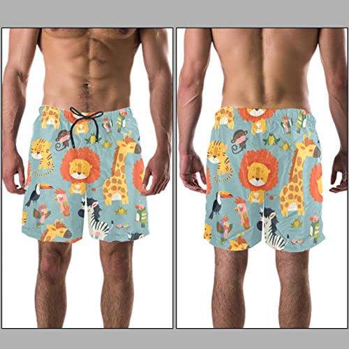 Short de plage à séchage rapide résistant au chlore pour hommes actifs