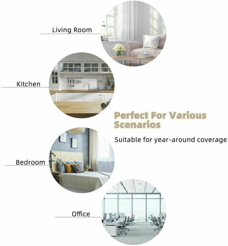 Miniatura 4 de The Perfect Part Película de privacidad  Película de privacidad para ventana para el hogar y la oficina, película de privacidad unidireccional para