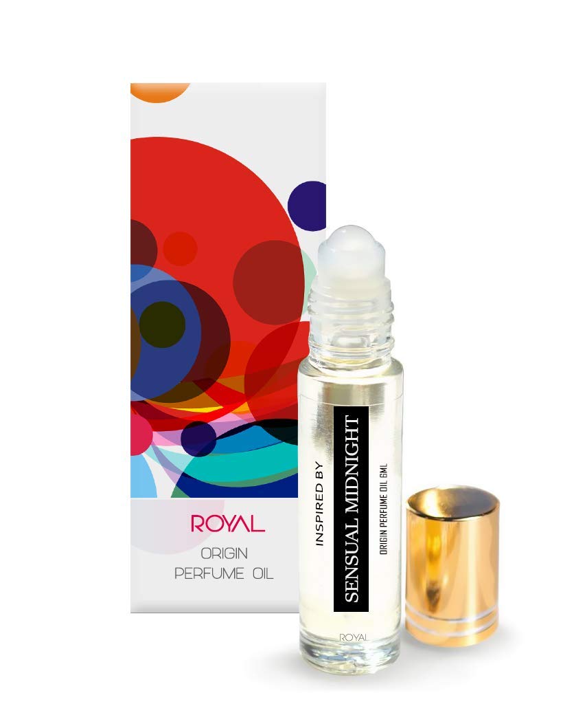 TSZ Scent Sensual Midnight Perfume Oil for Women 6ml Roll-On Fragrance, Long Lasting Sweet and Oriantal Fragrance - Non-alcoholic