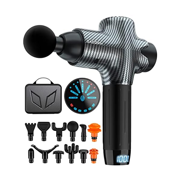 DACORM Massage Gun for Athletes (Y8 Pro Max, Black) Massage Guns For