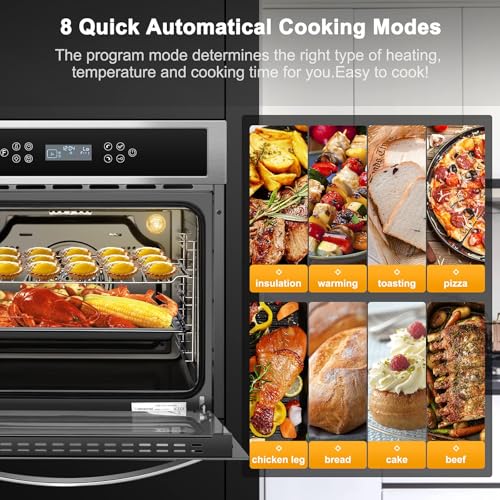 Amzchef AD7010S08 Single Wall Oven 24 Inch Built-In Electric Ovens thumb #2
