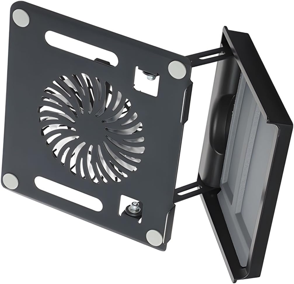 ordinarYone Magnetic Laptop Cooling Stand Including Built In Storage Box And Powerful Fan For 17.3 Inch Notebooks