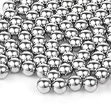 200 Stück Stahlkugeln Metallkugeln, 4 mm/0,16 inch Stahlkugeln Mischkugeln, 304 Edelstahlkugeln für Mischung Von Nagellack Modellfarben