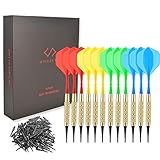 Shafts und Flights - Die speziell entwickelt wurden, um die geschwindigkeit zu erhöhen und den luftwiderstand beim schießen zu reduzieren dartscheibe, Diese Flights lassen sich länger nutzen und garantieren außerdem eine stabile Flugbahn der Dartspfeile.