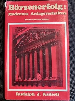 Hardcover Bo¨rsenerfolg, modernes Anlageverhalten (German Edition) Book