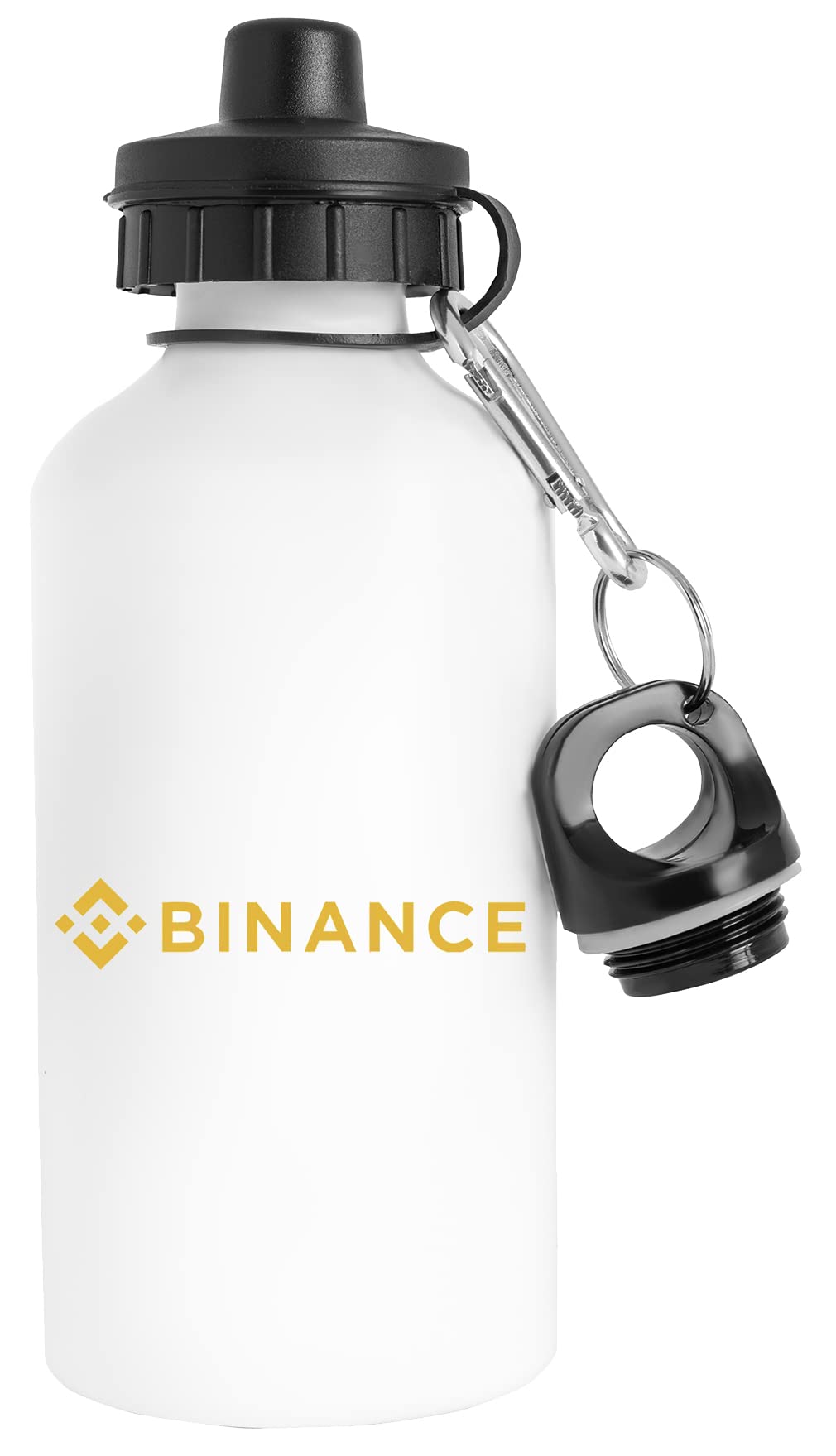 Binance Coin Cryptocurrency Water Bottle Stainless Steel Traveller White :  Amazon.ie: Sports & Outdoors