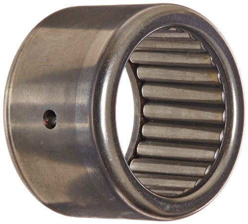 Koyo BH-1816-OH Needle Roller Bearing, Full Complement Drawn Cup, Open, Oil Hole, Inch, 1-1/8