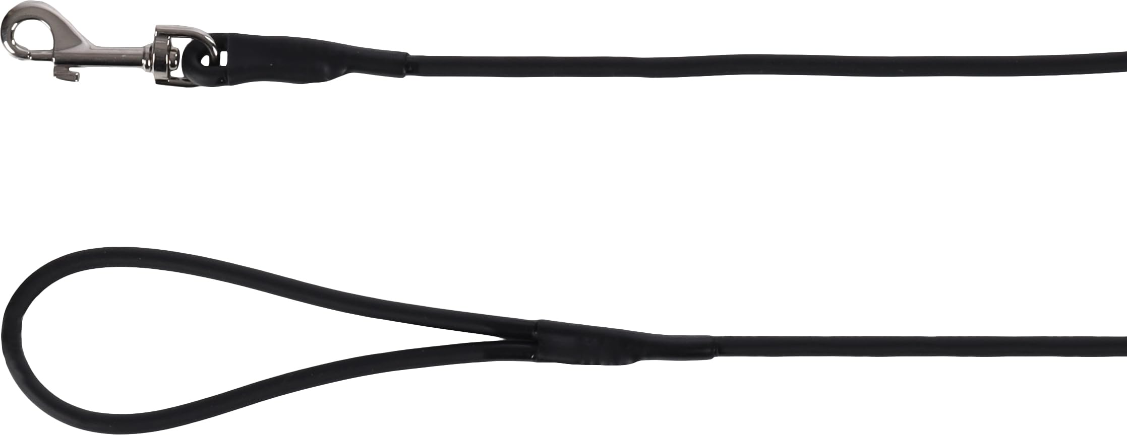 Flamingo Dog Training and tracking leash Caspar Black 5m 6mm, 5 meters