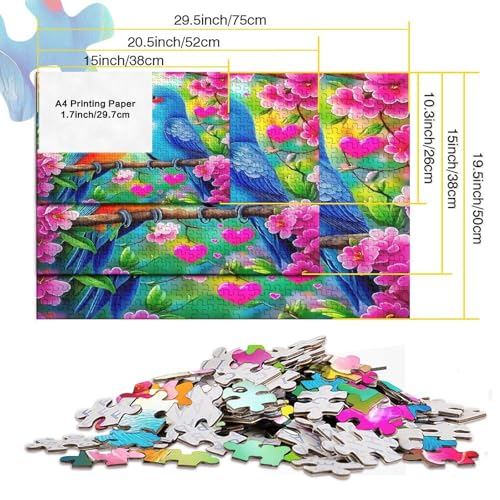 Puzzle de 1000 piezas de loros: alivie el estrés con este reto visual 5