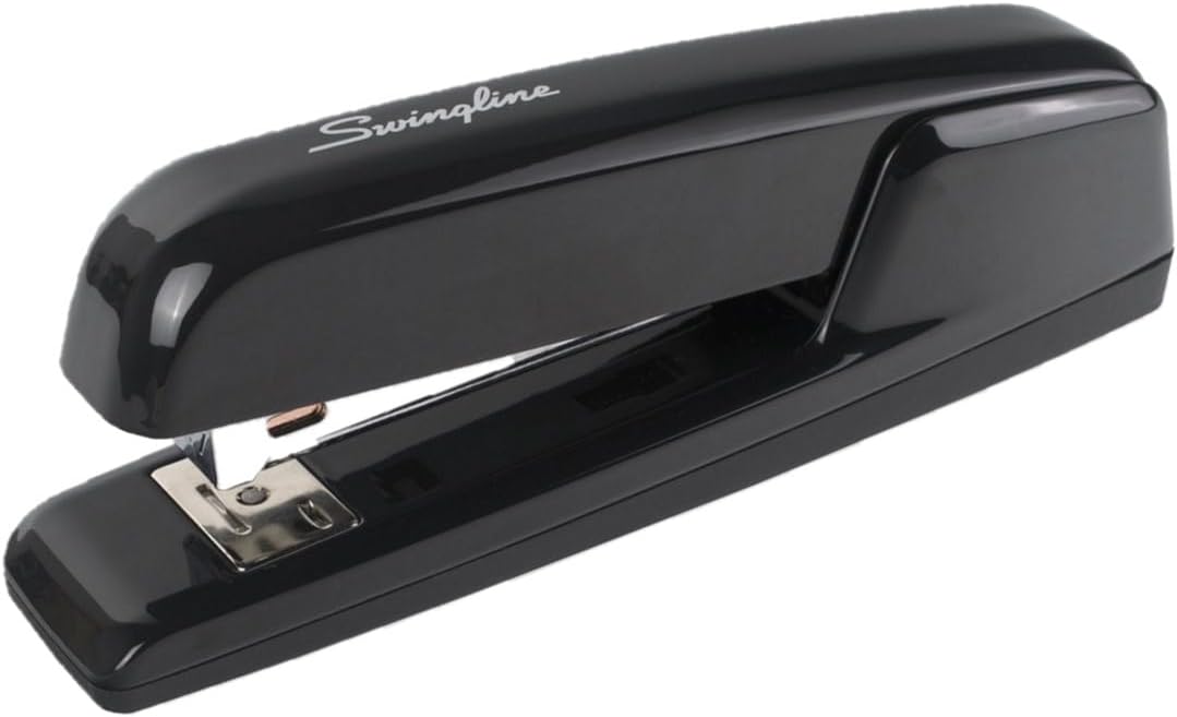 Amazon.com : Swingline Stapler, 30 Sheet Capacity, 747 Business Stapler, Jam Free, Anti-Microbial, Metal, Black (74741) : Desk Staplers : Office Products