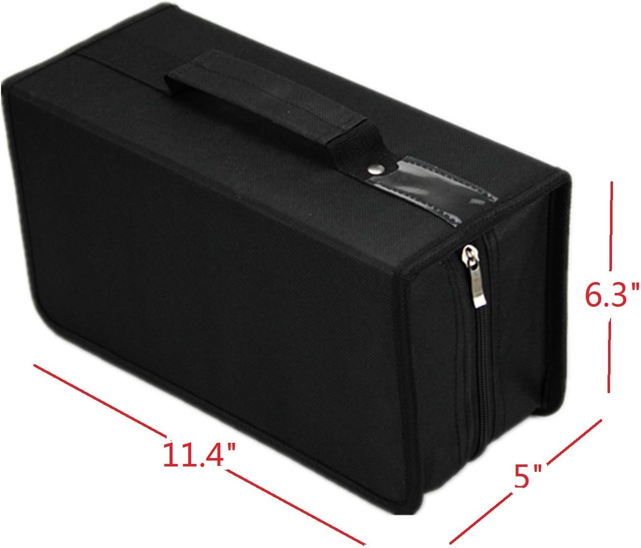 Custodia per CD/DVD, organizer per raccoglitori, capacità 400 dischi