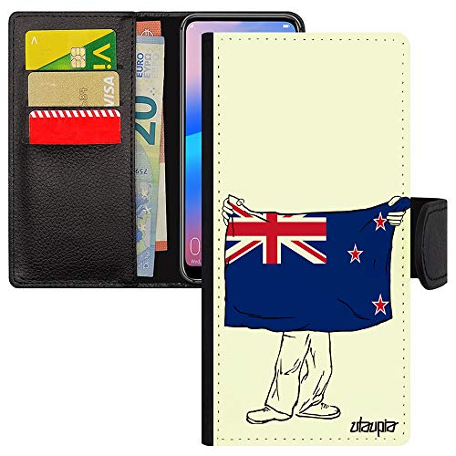 Coque rabat portefeuille Galaxy A31 motif Nouvelle-Zélande haute finition