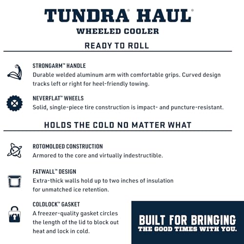 YETI Tundra Haul Wheeled Hard Cooler - Image 5