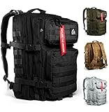 MNT10 Outdoor Rucksack 28L & 40L I Taktischer Rucksack Herren, Damen I US Cooper Rucksack I Arbeitsrucksack Herren I Army Rucksack Militär I Backpack für Travel, Schule, Sport, Bushcraft (28 Liter)
