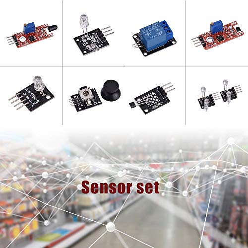 37/Set Sensor Assortment Kit 37 in 1 Sensor Module Starter Kit for Arduino MCU Educ(Infrared/Temperature/Avoid Obstacle/Buzzer Sensor etc) - Image 6