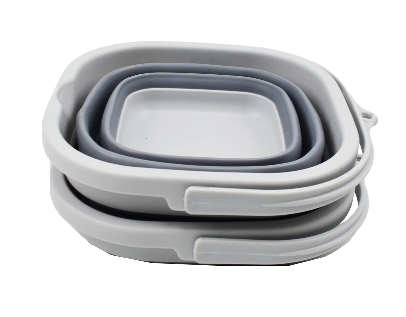 Secchio Pieghevole In Silicone 3L Con Manico - Lavabo Portatile Per Viaggio E Outdoor