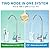WINGSOL WINGSOL RO System Replacement Filter Set: PP+, CTO+, RO, T33, ALK (1 Each), Compatible with WS-QCJ-6RO(F) System