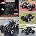 SZJJX Remote Control Car for Kids 3 4 5 6 7+, 20 KM/H High-Speed RC Cars with LED Lights, 2.4GHz 2WD Monster Truck Toys, Rechargeable RC Car, Toy Cars for Girls Boys, Christmas & Birthday Gifts–Black