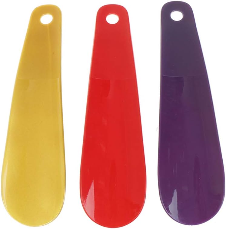 3 PCS Plastic Shoe Horn 16cm Shoe Horns Plastic Shoe Horn Spoon Shape