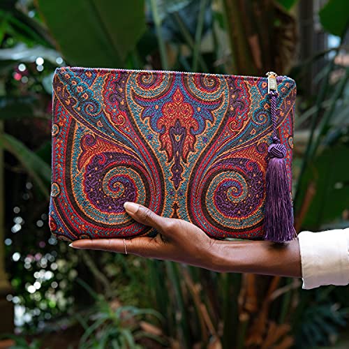 Designer Women’s Bohemian & Fashion Clutch Purse - Multiple Slots Money, Cards, Smartphone - Ultra Slim4