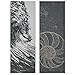 Gaiam Yoga Mat Premium Print Reversible Extra Thick Non Slip Exercise & Fitness Mat for All Types of Yoga, Pilates & Floor Workouts, Zara Rogue, 68 Inch L x 24 W x 6mm Thick
