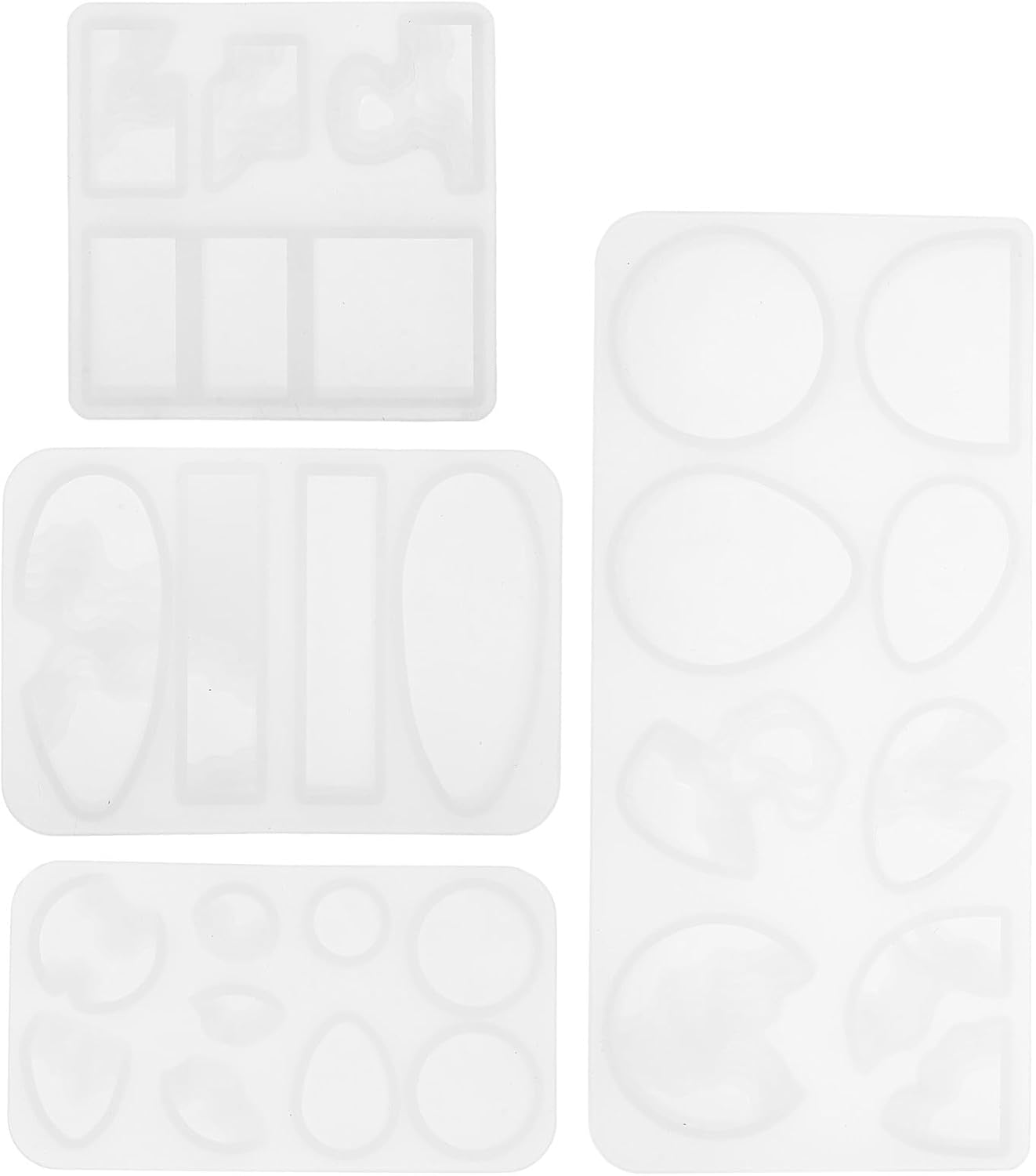 Crystal Silicone Mold Set for Jewelry Makers, Reusable Seascape Craft