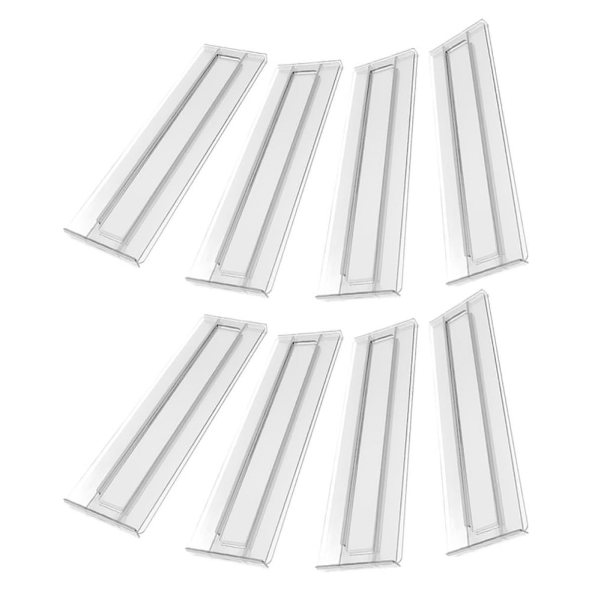 8 Stück Verstellbarer Schubladeneinteiler aus Ps, Weiß 27, 5-52 Cm