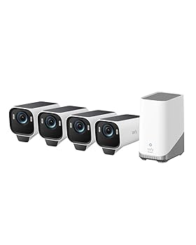 Amazon.com : eufy Security eufyCam S3 Pro 4-Cam Kit, Solar