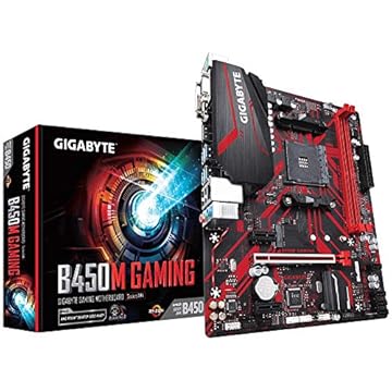 PLACA-MÃE GIGABYTE B450 GAMING, AM4 2XDDR4(MÁX 64GB),4 SATA,1 M.2, HDMI/VGA/DVI-D 2XUSB 3.2, 4XUSB 2.0
