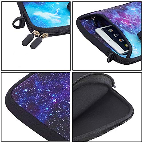 RICHEN 17 inch Laptop Shoulder Bag Carrying Case Computer PC Cover Pouch with Handle Fits 15.6/16/17/17.3/17.4 inch Laptop Notebook (16-17.3 inch, Galaxy)4