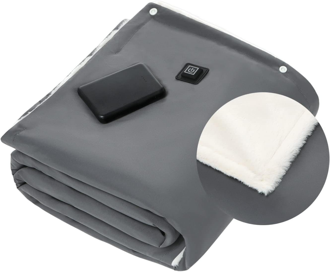 MIOBEAN Portable Heated Blanket with Battery Operated
