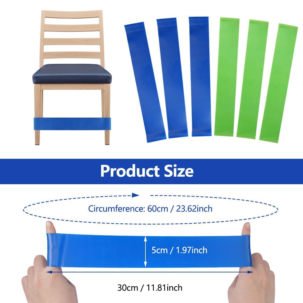 6 Pieces Chair Bands for Kids with Fidgety Feet ADHD Sensory Room Must-Haves - Image 4