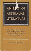 Annals of Australian Literature 0195503155 Book Cover