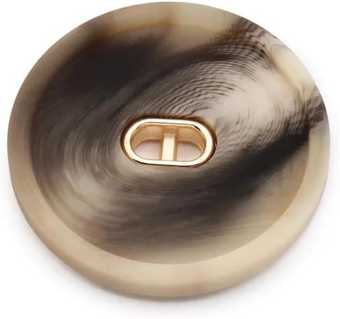 12Pcs 18-28Mm Resin Textured Buttons Ladies Coat Cashmere Trench Coat Decor