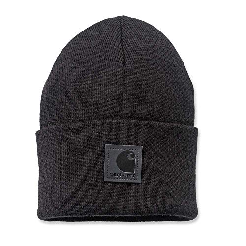 Carhartt Mens Black Label Watch Acrylic Beanier Hat