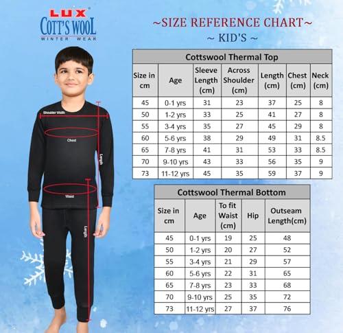 Image of Lux Cott's Wool Boys Thermal Set