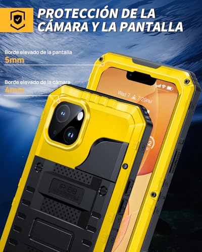 Funda iPhone 13 impermeable IP68 carcasa duradera Lanhiem metal armor 6