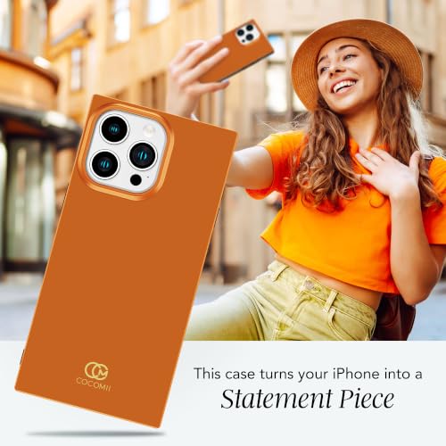 Image of COCOMII Rectangle for iPhone 15 Pro Case, Glossy Cognac
