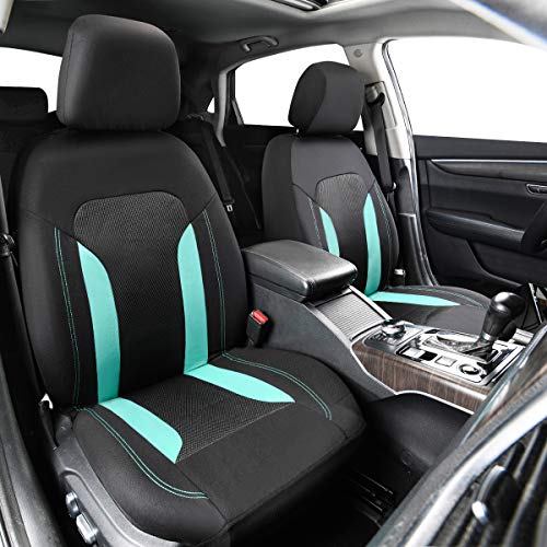 image for CAR-GRAND Universal Fit Sporty Breathable Mesh and Fabric Car Seat Cov