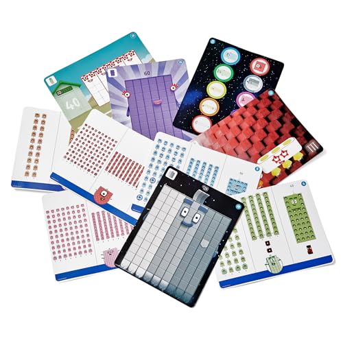 Learning Resources MathLink Cubes Numberblocks „Heroes with Zeroes“ Aktivitätsset, 616 Teile, ab 3 Jahren – Stellenwert & 10er-Reihe