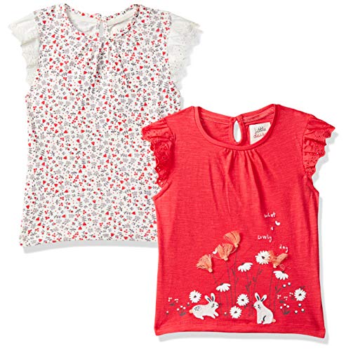 Image of Mothercare Girl's Floral Regular Fit Baby T-Shirts