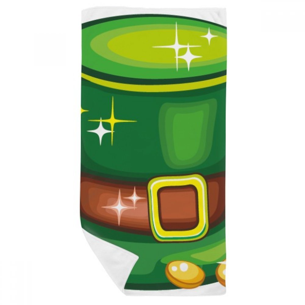 Serviette de bain St.Patrick's Day multicolore 35x70cm doux drap