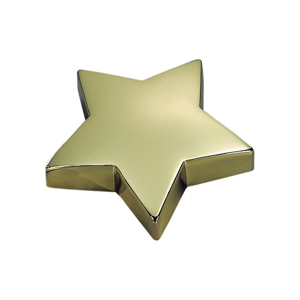 SOUVENIR PAPER WEIGHT　HOLLY WOOD　星形　星型 Amazon.com: Star Paperweight in Gold Finish : Office Products