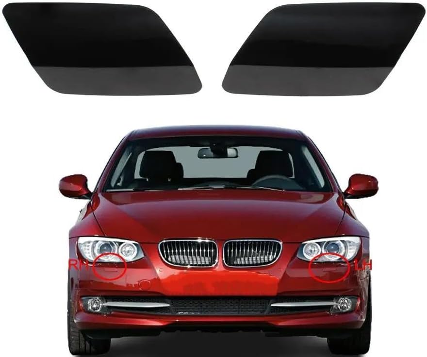 for BMW 3 Series E92 E93 2011-2013 Lci 61677253394 61677253393 Front Bumper Headlight Washer Nozzle Cover Car Headlight Cover