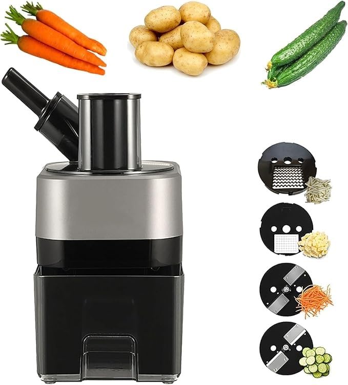Cortadora eléctrica de verduras para cenas familiares rápidas y preparación de menús sanos