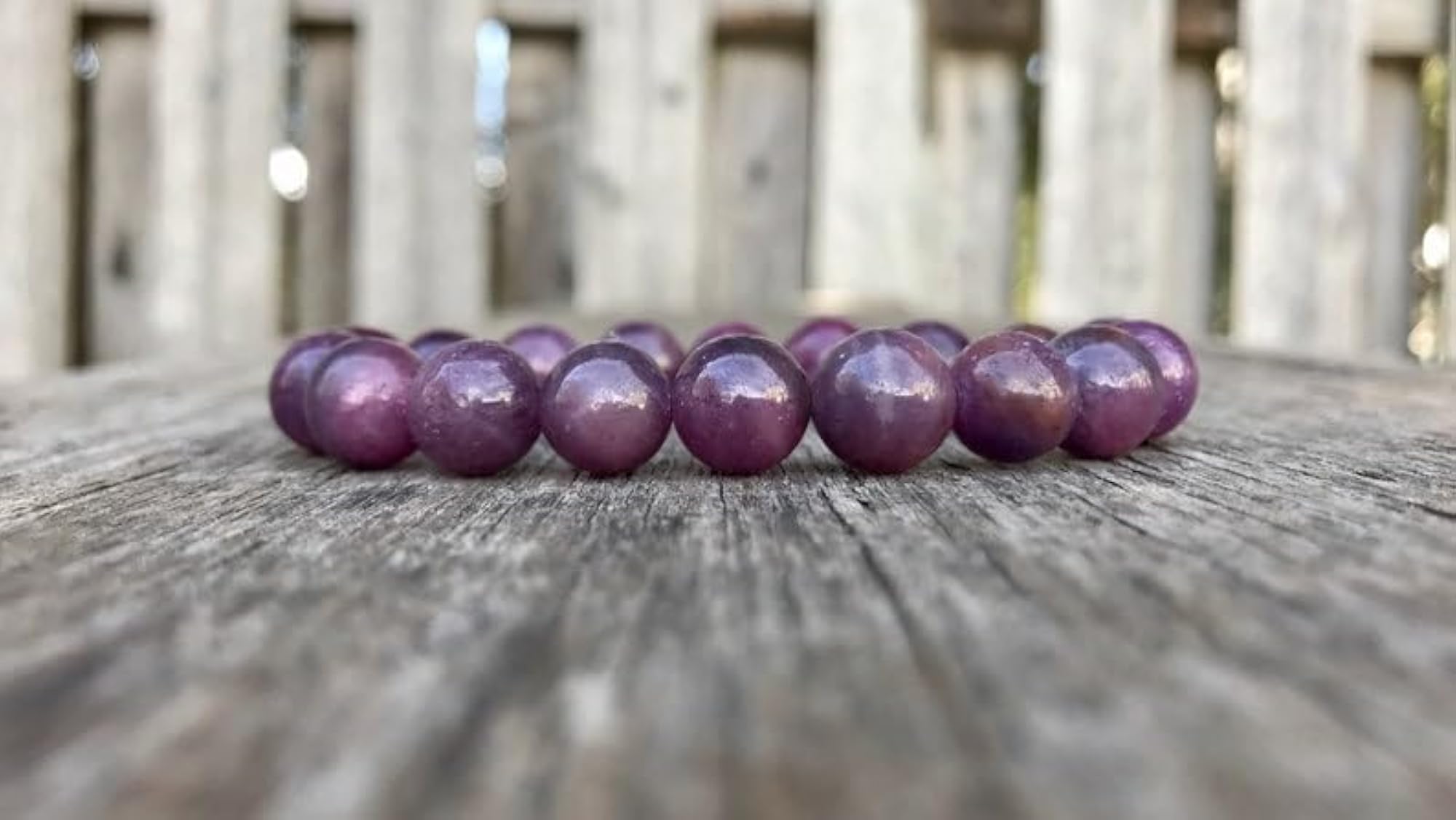 Unisex Natural Ruby 10mm Round Beads Stretchable Bracelet